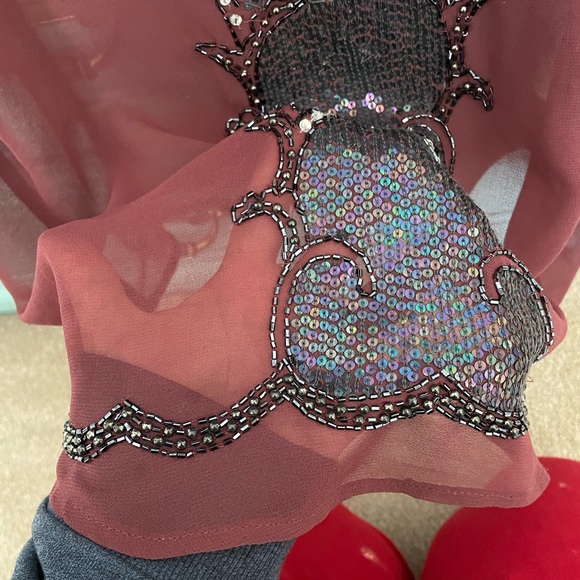 Size M Temperance sheer top. - Picture 4 of 6